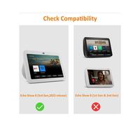 Soporte para Echo Show 8 (3.ª GeneracióN) DiseñO Ajustable para Mejorar el áNgulo de VisióN Accesorios Giratorios e Inclinables