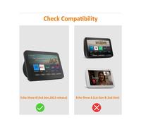 Soporte para Echo Show 8 (3.ª GeneracióN) DiseñO Ajustable para Mejorar el áNgulo de VisióN Accesorios Giratorios e Inclinables Negro