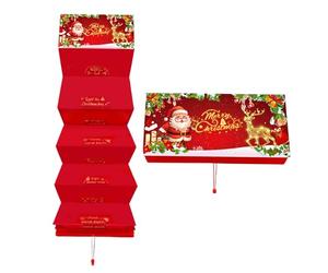 Soporte Para Efectivo Navideño - Suministros Para Fiestas | Soporte Para Billetes De Santa Con 10 Ranuras Para Dinero,Para Hombres Mujeres Niños Niñas Jóvenes Esposa Esposo Hijo Hija Familiares y Amig