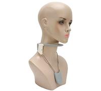Soporte para el Cuello, Collar Cervical de Compresa Caliente USB, Dispositivo de Tracción del Cuello Cervical, Evitar la Cabeza hacia Adelante Corrector de Postura para Mujeres, Hombres(S)