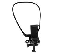 Soporte para el Cuello de la Cámara Deportiva, Soporte para el Cuello para Selfies de Teléfonos Inteligentes, Collar de Memoria Ajustable con ángulo de Disparo, para Cámaras, Fotografía de Teléfonos