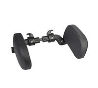 Soporte para El Cuello del Coche, Protector De Cuello para Coche Almohada Cojín para Dormir De Viaje para Niños Y Adultos, Almohadilla De Espuma De Memoria Funda De Cuero，Negro,1