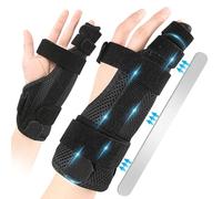 Soporte para el pulgar, férula de dedo para fractura de boxeador, muñequera para mano izquierda o derecha para dedos gatillo, soporte para pulgar para artritis, tendinitis, alivio del dolor del túnel