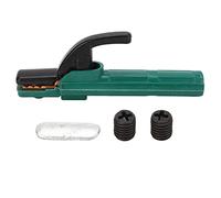 Soporte para electrodos, abrazadera de soldadura de cobre puro 300A con mango ergonómico antiescaldaduras para soldadores profesionales y entusiastas del bricolaje