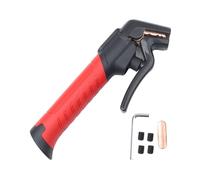Soporte para electrodos de soldadura 600 A, abrazadera de sujeción resistente con mango aislado para electrodos de 2,0 a 3,2 mm, herramienta de soldadura resistente a altas temperaturas