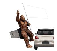 Soporte para enganche de remolque - Resina humorística con diseño de carga pesada, para portón trasero Orcs, para viajes por carretera, camping, transporte de mercancías, viajes de larga distancia