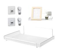 Soporte para enrutador WiFi sin instalación, Caja de TV con enrutador WiFi, Caja de Almacenamiento con Control Remoto WiFi para Dormitorio, Sala de Estar, 11.8 x 6.7 x 2.4 Pulgadas