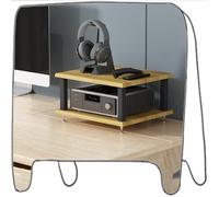 Soporte para equipo de alta fidelidad, armarios para equipo de alta fidelidad, armario de almacenamiento AV de 2, 3 y 4 niveles, estante móvil para equipo de alta fidelidad, soporte para reproductor