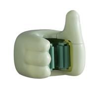 Soporte para escobas, de almacenamiento de pared con pulgar hacia arriba, gesto para, antideslizante que ahorra espacio colgador sin perforación organización del hogar