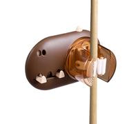 Soporte para escobas de pared, soporte para escobas | Soporte para mopa de escoba fuerte | Sin necesidad de taladrar, resistente y antideslizante, gancho para escoba, colgador para salón, inodoro