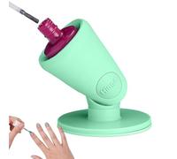 Soporte para esmalte de uñas antiderrames, soporte para botellas de esmalte de uñas con bisagra que no se puede volcar, soportes de goma, soportes para botellas, herramientas de pintura de uñas