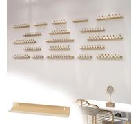 Soporte para Esmalte de UñAs Estantes para Esmaltes de Uñas para la Pared, Soporte Organizador para Esmaltes de Uñas de Pared, Pequeños Estantes para Guardar Pintalabios y Perfumes, Fácil de Colocar (