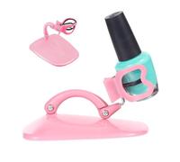Soporte para esmalte de uñas, pantalla de almacenamiento ajustable para organizar herramientas de manicura, fijador sin deslizamiento, clip con ángulo flexible, accesorios de belleza, organizador de