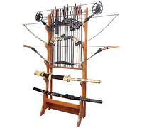 Soporte para Espadas, Estante para Espadas de 4/5/6/8 Niveles, Colgador de katanas, Soporte de exhibición de Armas de pie - Soportes Verticales de Madera para Espadas de Artes Marciales, SOP