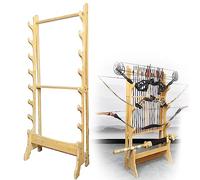 Soporte para Espadas, Soporte para Espadas de 4/5/6/8 Niveles, Colgador de katanas, Soporte de exhibición de Armas de pie - Soportes Verticales de Madera para Espadas de Artes Marciales, SOP