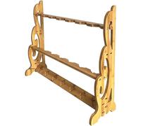 Soporte para Espadas, Soporte para katanas de pie - Estante de Madera para Armas de Artes Marciales, Apto para diversas Espadas y Armas largas.