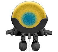 Soporte para esponja de cocina, comodidad de instalación, 15 x 8,5 x 6 cm, bonito soporte de esponja colgante, soporte de espuma. Solución de secado rápido, para soporte de jabón de cepillo, baño