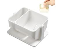 Soporte para esponja de maquillaje - Almacenamiento para juego de 2 piezas, soporte de encimera ventilado, pantalla profunda semántica cosmética, textura protectora higiénica clara | Organizador