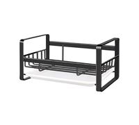 Soporte para esponja para platos - Organizador de bandeja de drenaje de acero, estante para lavabo de extraíble, carrito de almacenamiento para ordenar el fregadero | Encimera cocina lavado esta