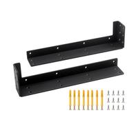 Soporte para estante de pared para colgar en la pared, partición fija, bandeja de almacenamiento, sellado invisible, soporte en L, soporte para trípode colgante