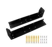 Soporte para estante de pared para colgar en la pared, partición fija, bandeja de almacenamiento, sellado invisible, soporte en L, soporte para trípode colgante