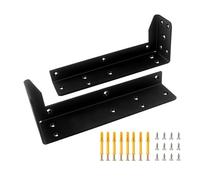 Soporte para estante de pared para colgar en la pared, partición fija, bandeja de almacenamiento, sellado invisible, soporte en L, soporte para trípode colgante