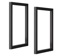 Soporte para estante flotante de alta resistencia de 30 cm x 50 cm (sin tablón), soporte para estante de montaje en pared para montaje en techo, soportes de soporte para estante colgante de metal