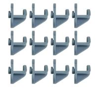 Soporte para estante para frigorífico, 12/16 unidades, plástico, soporte para vitrina, armario de bebidas, congelador, pieza de repuesto para estante, soporte giratorio