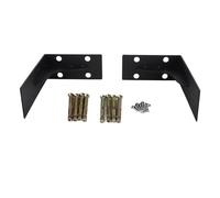 Soporte para estante Soporte para estante flotante triangular en forma de L resistente para gabinete flotante Soporte para TV hecho de acero laminado en frío 2 piezas