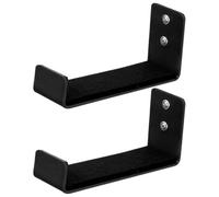 Soporte para esterilla de ejercicio: de almacenamiento de 2 piezas para esterilla de yoga, montaje en pared, accesorios de fitness resistentes para bandas de resistencia, ruedas de espuma |