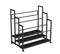 Soporte para esterilla de yoga con gran capacidad, organiza tu equipo de gimnasio en casa como rodillos de espuma y cuerdas de saltar, solución de almacenamiento duradera