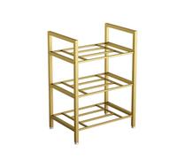 Soporte para esterilla de yoga, estante de almacenamiento de hierro duradero de 3/5 niveles para rodillo de espuma y pelota de ejercicio, organizador de gimnasio en casa