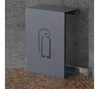 Soporte para extintor, expositor multiusos, fácil acceso, preparación para emergencias, para hogares, oficinas, fábricas, vestíbulos comerciales, centros comerciales y almacenes.(Gray)