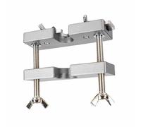 Soporte para extracción de boquilla, accesorio ajustable para trompeta, corneta, trombón, bombardino (plata)