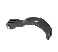 Soporte para faro de bicicleta, soporte de luz para bicicleta plegable (Negra)