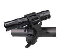 Soporte para faro de bicicleta - Soporte giratorio de 360° para linterna de bicicleta, soporte de luz para manillar ajustable, accesorio de montar estable para un montaje seguro de faros, universal