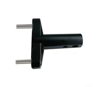 Soporte para faros de motocicleta para aluminio, 10 x 8 cm, color negro, para soporte de faros de aluminio, resistente, resistente a la intemperie, soporte de faro adicional, soporte universal para