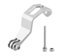 Soporte para faros delanteros de bicicleta, base de montaje portátil de 42 g, soporte de luz de horquilla ajustable para bicicleta, suministros de conducción, alta resistencia, buena dureza para