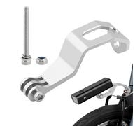 Soporte para faros delanteros de bicicleta - Soporte portátil de aleación de aluminio de 42 g, soporte plegable ajustable para linterna, faro de cámara deportiva, resistencia al desgaste, ciclismo al