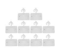 Soporte para Figura de Accin, 10 Piezas de Montaje de Plstico, Soporte de Exhibicin para Figura de Accin, de Base Compatible con Modelo de Mueca de 6 Pulgadas (WHITE