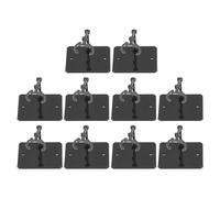 Soporte para Figura de Accin, 10 Piezas de Montaje de Plstico, Soporte de Exhibicin para Figura de Accin, de Base Compatible con Modelo de Mueca de 6 Pulgadas (GRAY