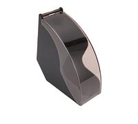 Soporte Para Filtro De Café, Caja De Filtro De Café De Gran Capacidad Con Cubierta A Prueba De Polvo, Soporte De Filtro Reutilizable De Plástico Para El Hogar(Negro)
