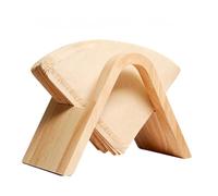 Soporte para filtro de café en forma de cono, dispensador de filtro de café, estante para contenedor de almacenamiento con diseño de arcos para el hogar, cocina, restaurante