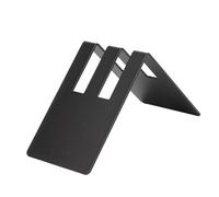 Soporte para Filtros Café Acero, negro, 2 ranuras negra | Estructura metálica compacta, Rack almacenamiento, Estación preparación, Para negocios hostelería