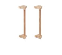 Soporte para flexiones 1 par de soportes madera for barras flexiones, for gimnasio, for ejercicios fitness, for hacer paradas manos, paralelas(50CM-Bearing 500KG)