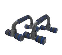 Soporte Para Flexiones Soporte de flexiones antideslizante for fitness en casa, soporte de potencia, asas de gimnasio, barras de flexiones, ejercicios for brazos, pecho y músculos del pecho.(Blue)