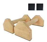 Soporte Para Flexiones Soporte for flexiones de madera, barras de flexiones, ejercicios, paralelas antideslizantes, soportes con asas, equipo de calistenia, entrenamiento de fuerza en casa(25cm)