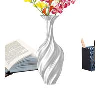 Soporte para flores, decoración botánica impresa, contenedor moderno para plantas para salón, dormitorio, mesa de comedor, estudio, cocina, oficina, boda, casa de campo, inauguración de la casa