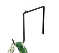 Soporte para flores para tumbas, soportes para coronas para cementerio, Gancho de corona de metal ajustable, Gancho extensible para decoración navideña de 6-11 pulgadas, soporte para coronas de Hallow
