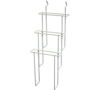 Soporte para folletos de 11 x 11 x 28 cm (largo x ancho x alto), 3 estantes, 1 unidad
